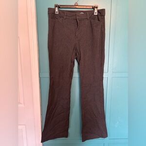 Old Navy Women’s High Rise Pixie Flare Gray Dress Pants Size 12